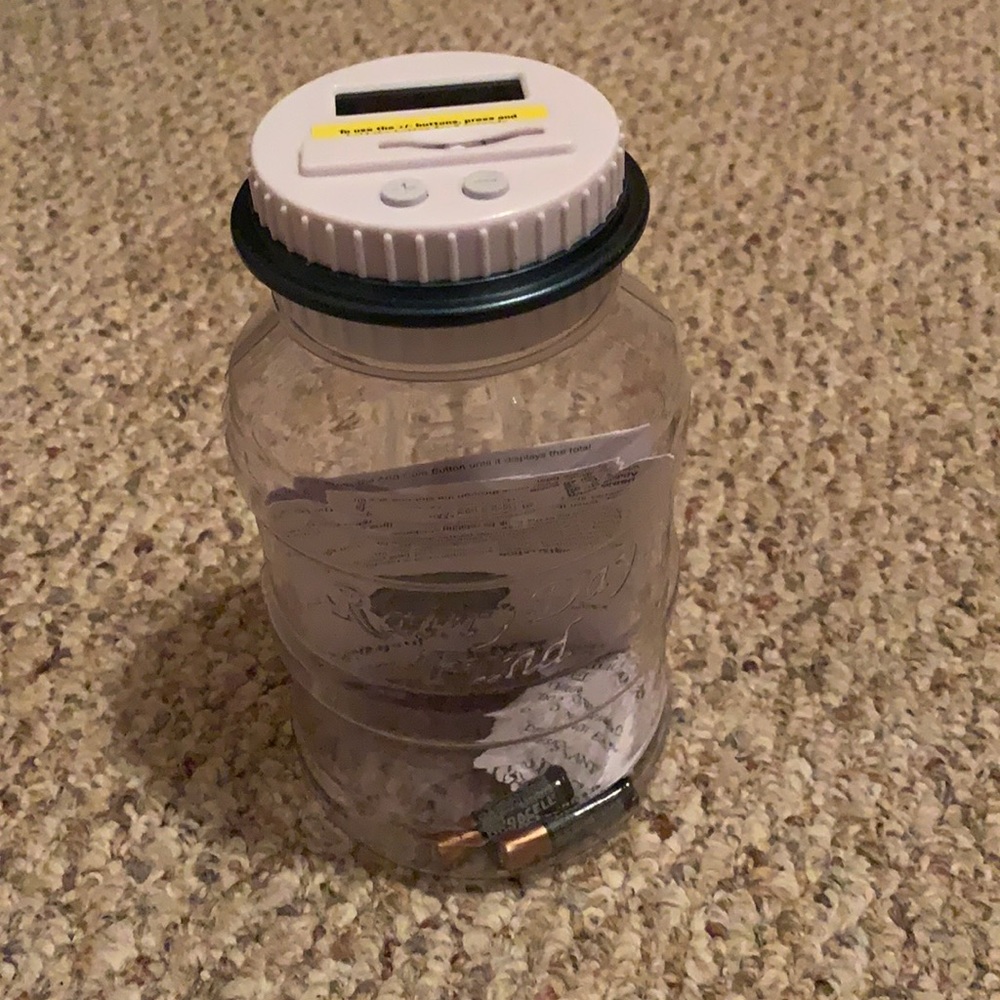 Automatic Coin Counting Jar
